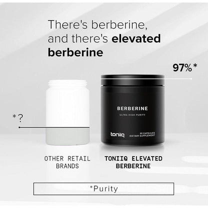 Pure Berberine HCl 500mg - 90 Vegan Capsules | High Potency