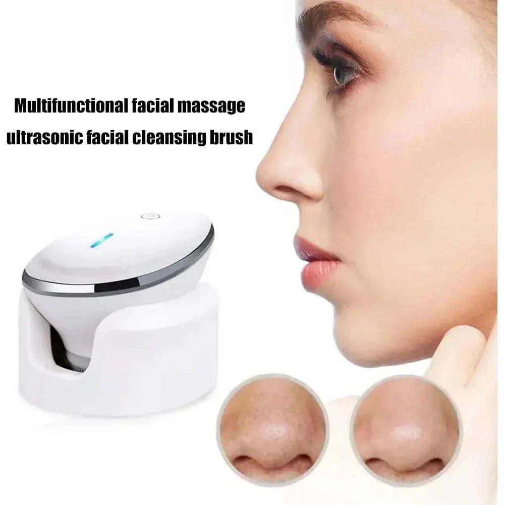 Advanced Facial Cleansing Brush with LED Light