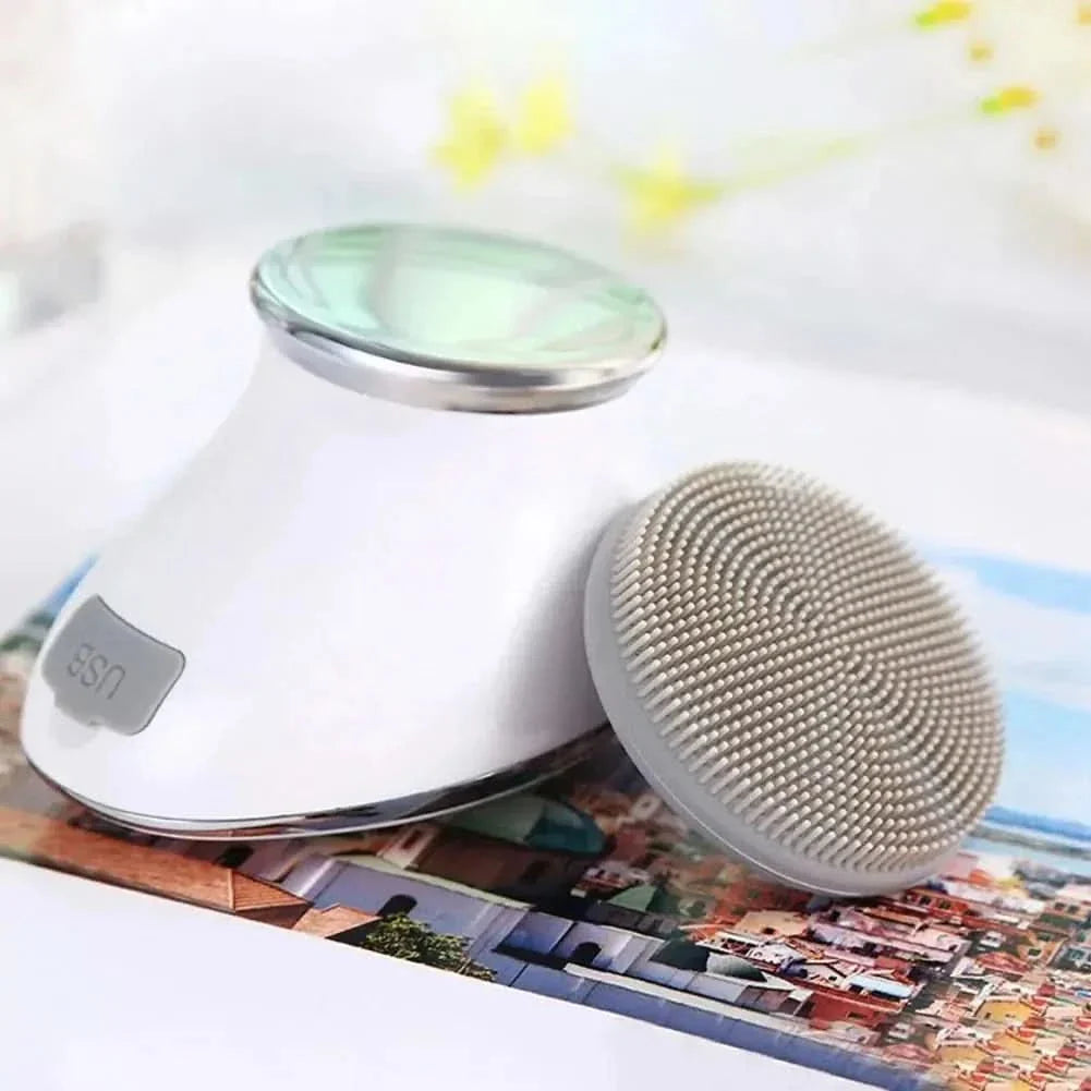 Advanced Facial Cleansing Brush with LED Light - Mycosmeticslondon