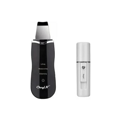 Portable Facial Steamer and Exfoliator Device