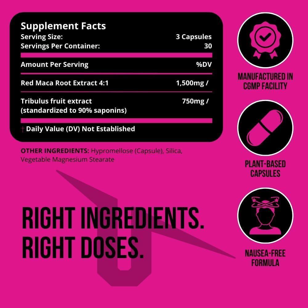 Natural Menopause Relief for Women - 90 Capsules