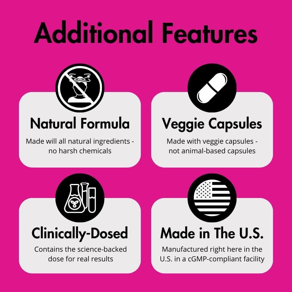 Natural Menopause Relief for Women - 90 Capsules