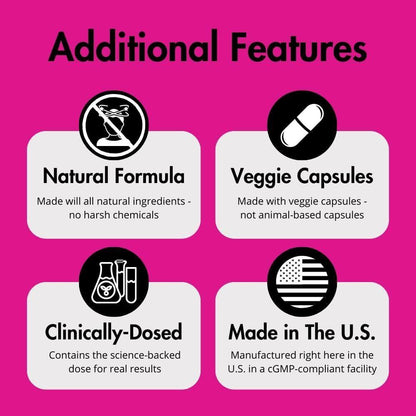 Natural Menopause Relief for Women - 90 Capsules