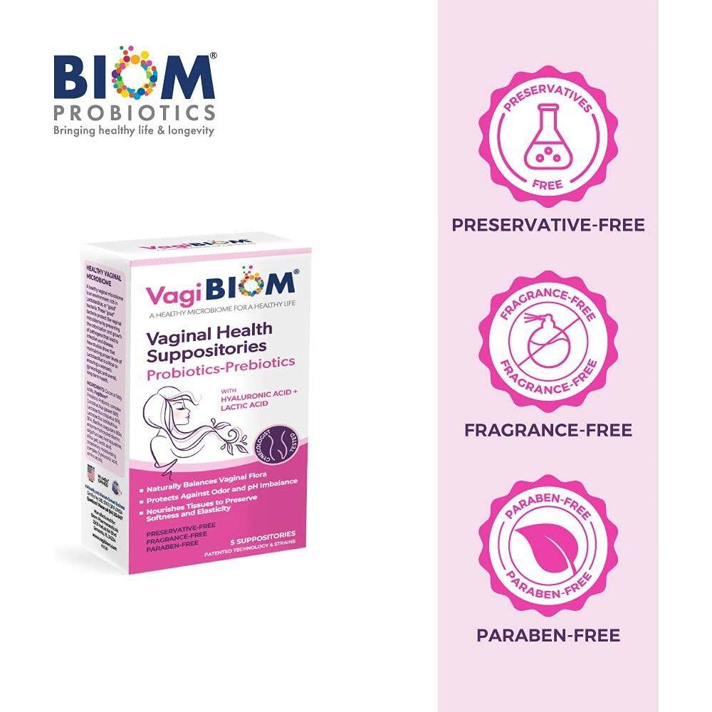 Natural Vaginal Health Suppository - 5 Pack