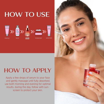 Natural Anti Aging Face Serum with Hydrating Bakuchiol