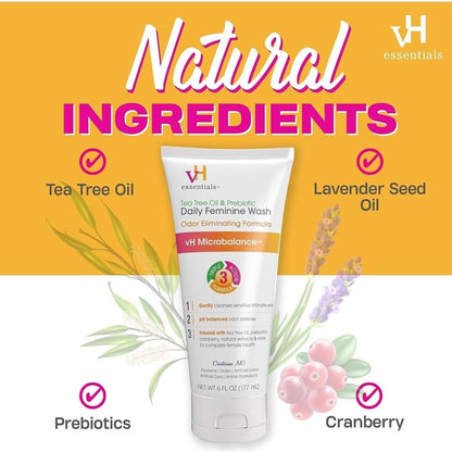 Gentle Feminine Hygiene Wash with Tea Tree Oil
