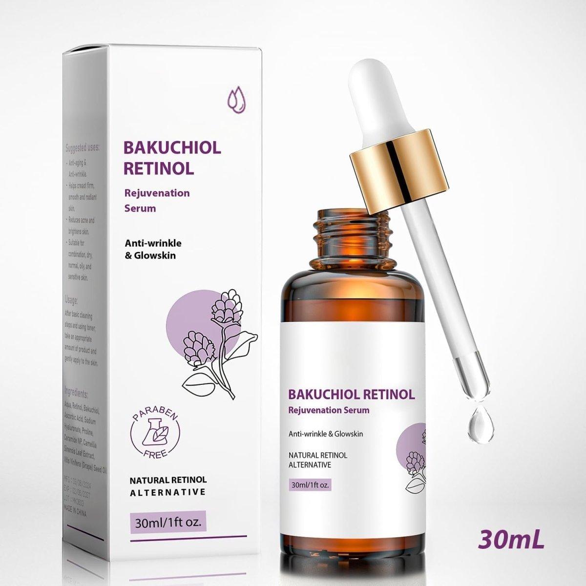 Anti Aging Face Serum Set with Bakuchiol & Retinol