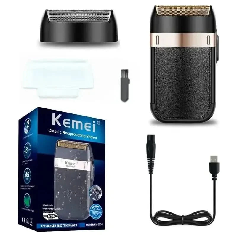 Rechargeable Wet Dry Men's Electric Shaver
