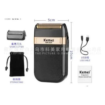Rechargeable Wet Dry Men's Electric Shaver