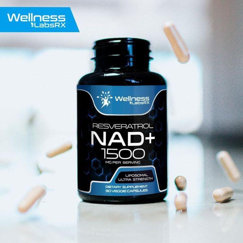 High Potency Resveratrol NAD+ Supplement Capsules