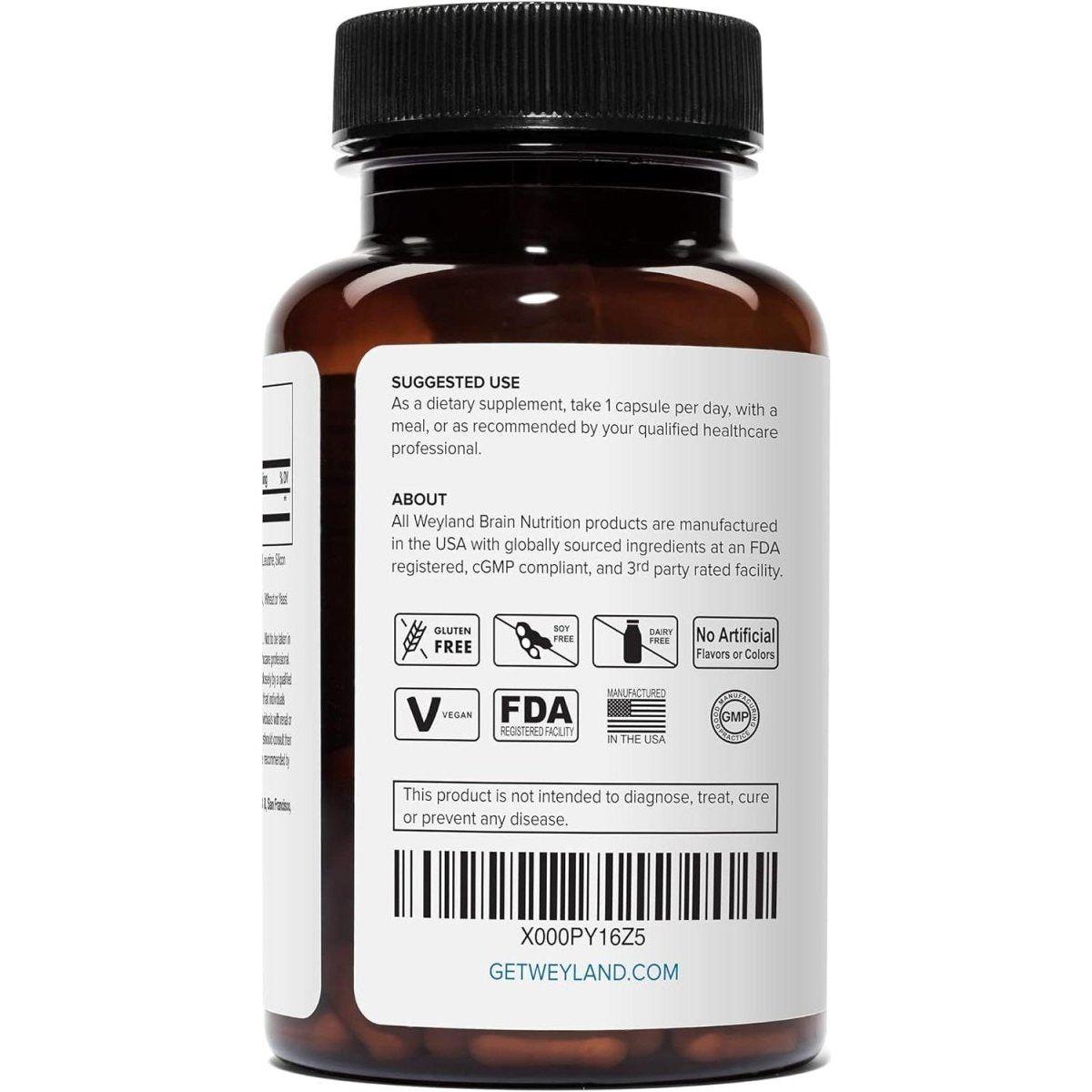 Natural Mood Support Lithium Orotate Supplement Capsules