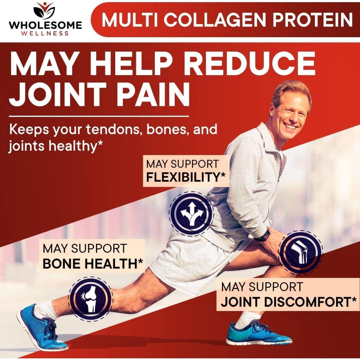 Natural Multi Collagen Protein Powder for Skin and Joints