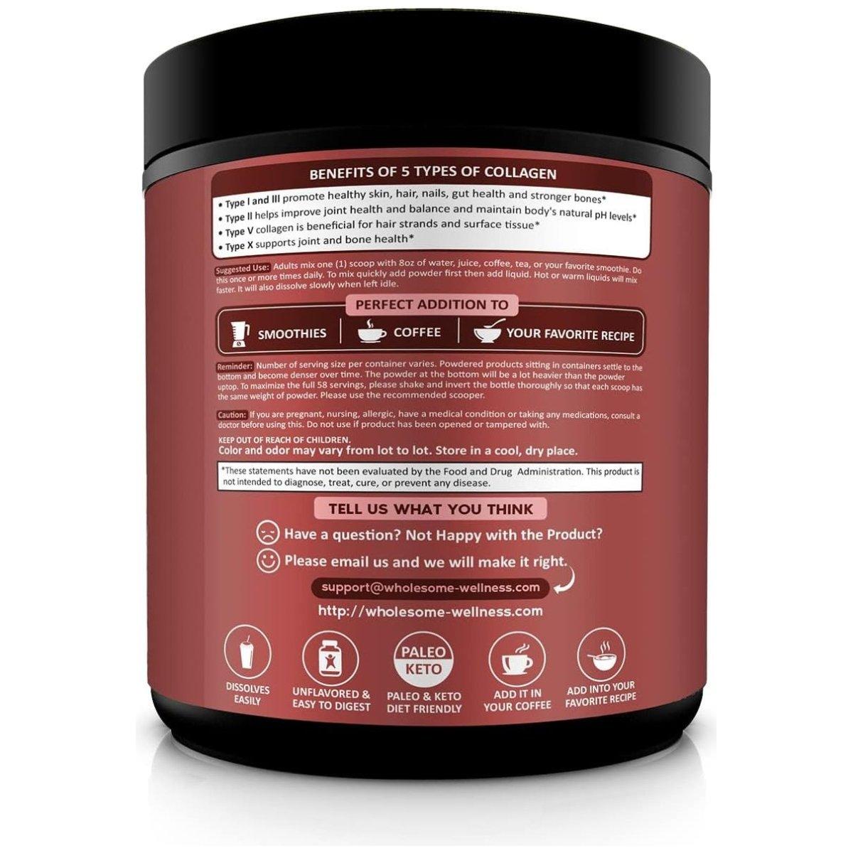Natural Multi Collagen Protein Powder for Skin and Joints