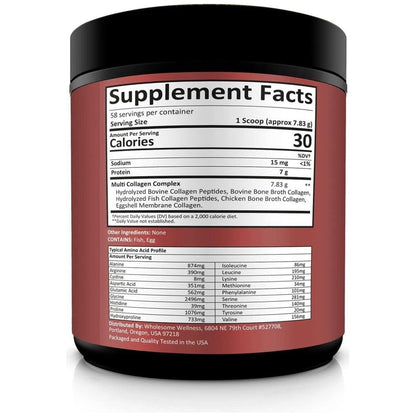 Natural Multi Collagen Protein Powder for Skin and Joints