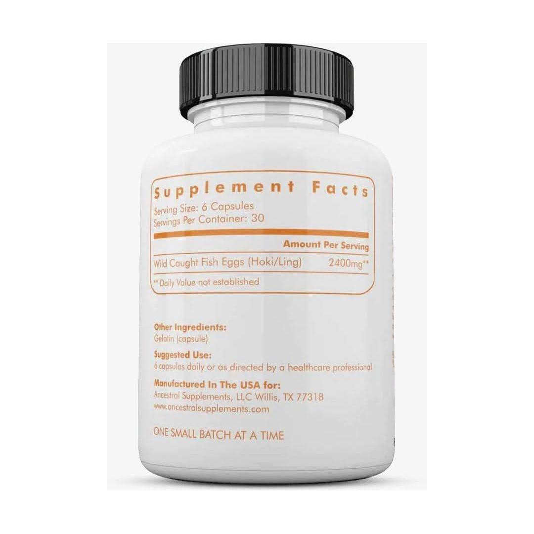 Natural Omega Fish Oil Egg Capsules for Heart & Brain Health