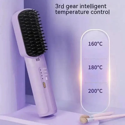 Portable Hair Straightening Brush