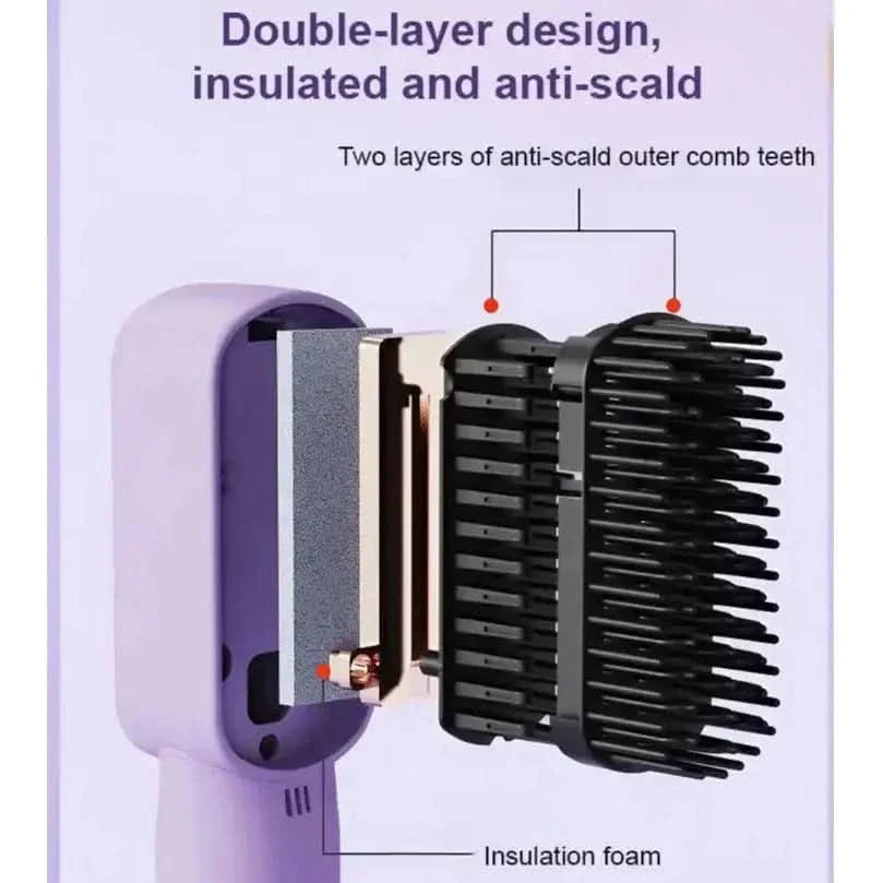 Portable Hair Straightening Brush