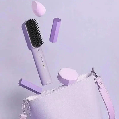 Portable Hair Straightening Brush - Mycosmeticslondon