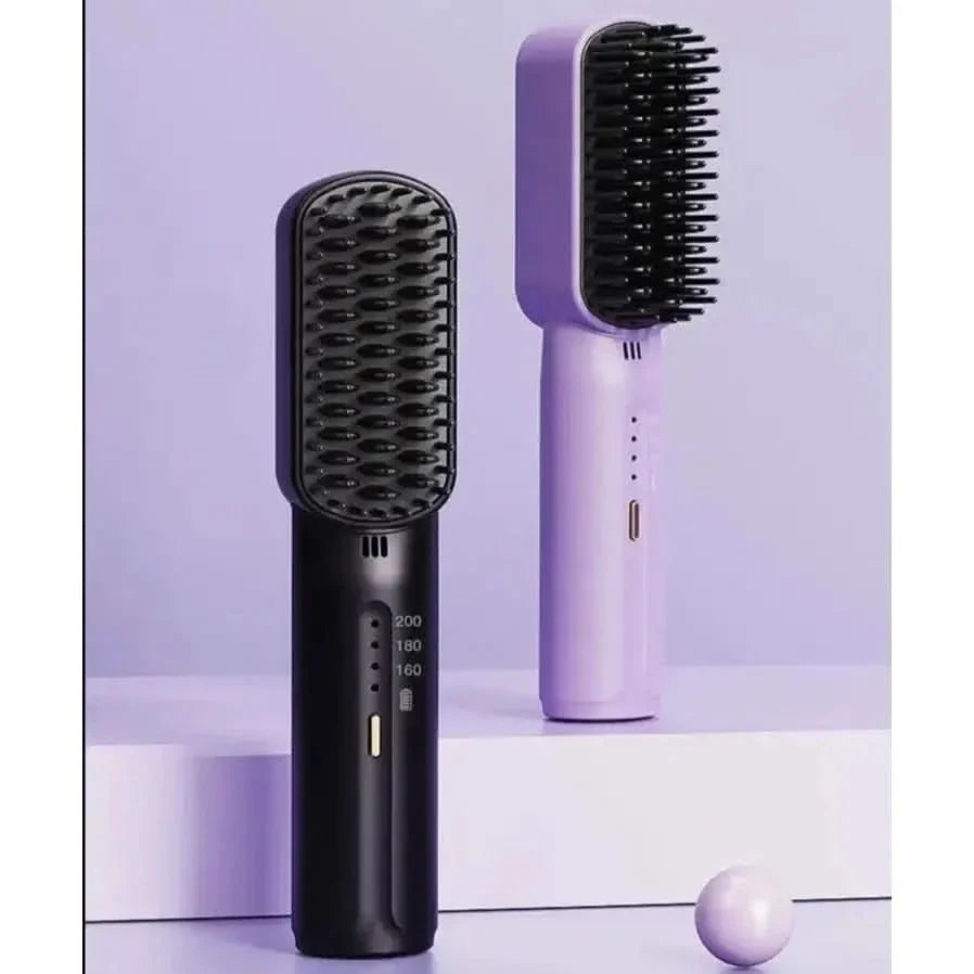 Portable Hair Straightening Brush