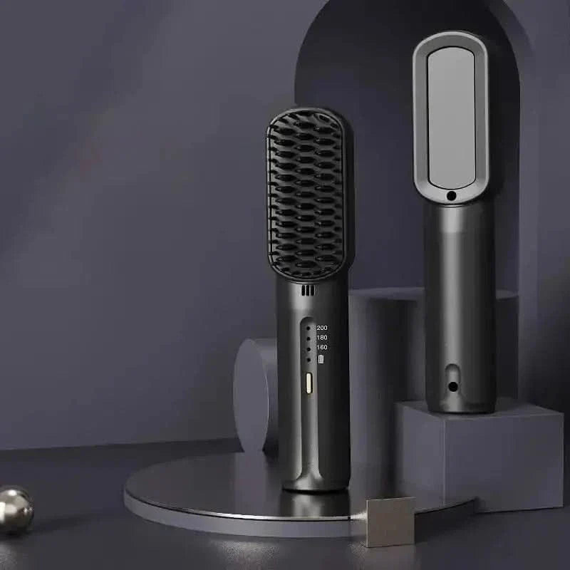 Portable Hair Straightening Brush