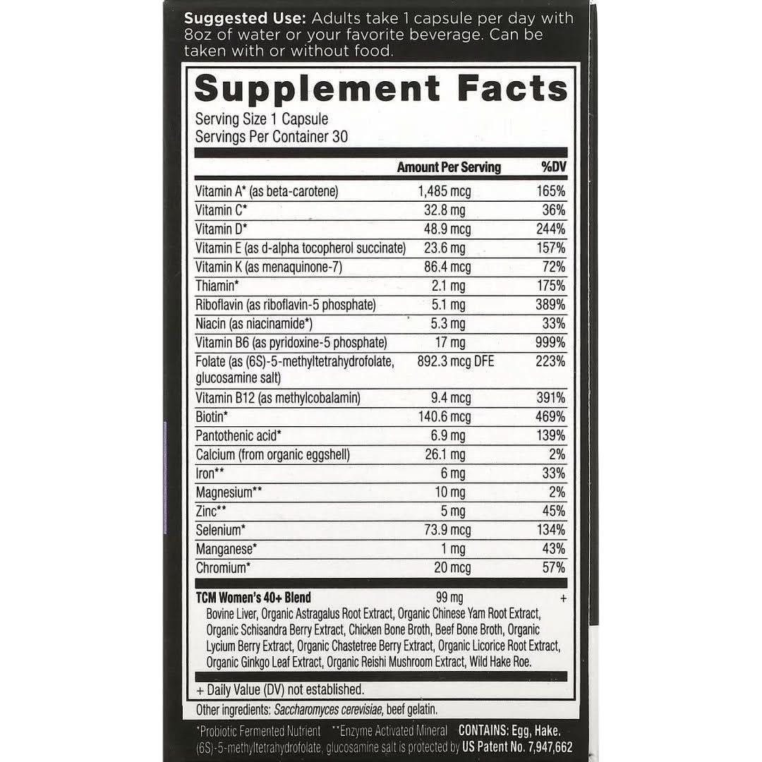 Natural Women's 40 Plus Vitamin Supplement