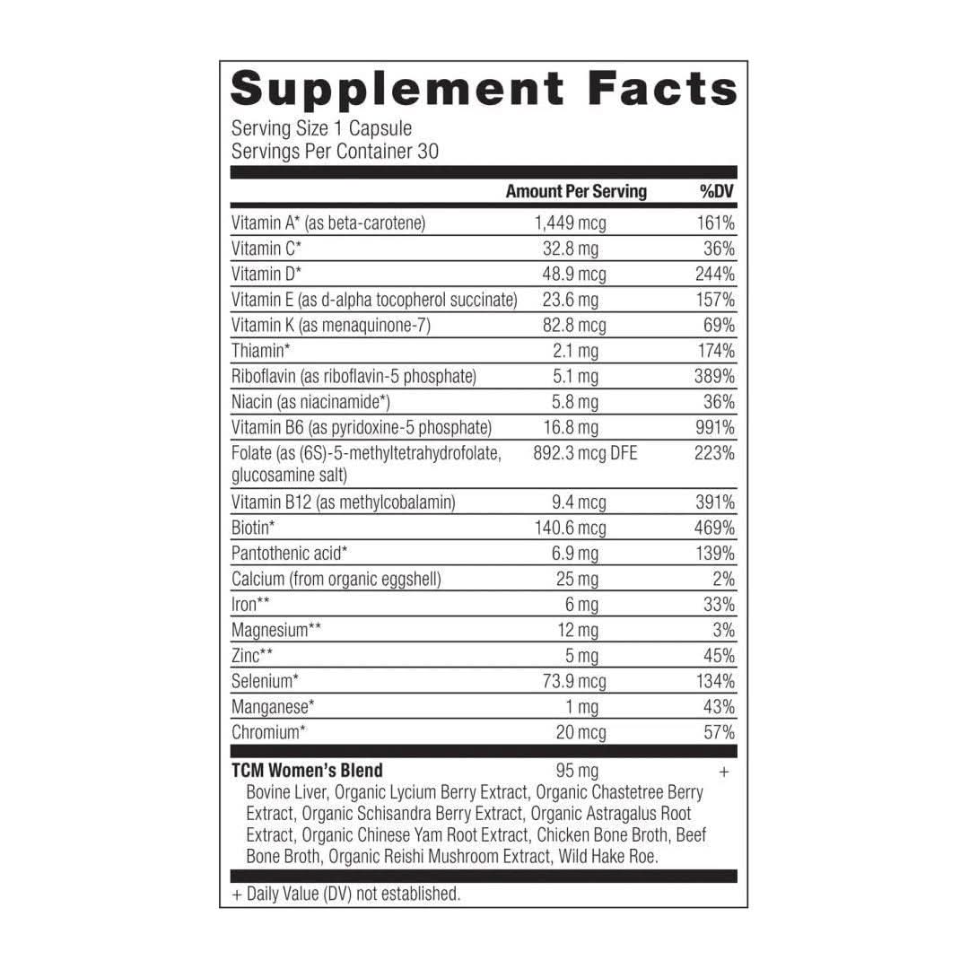 Daily Women's Multivitamin for Energy and Immunity