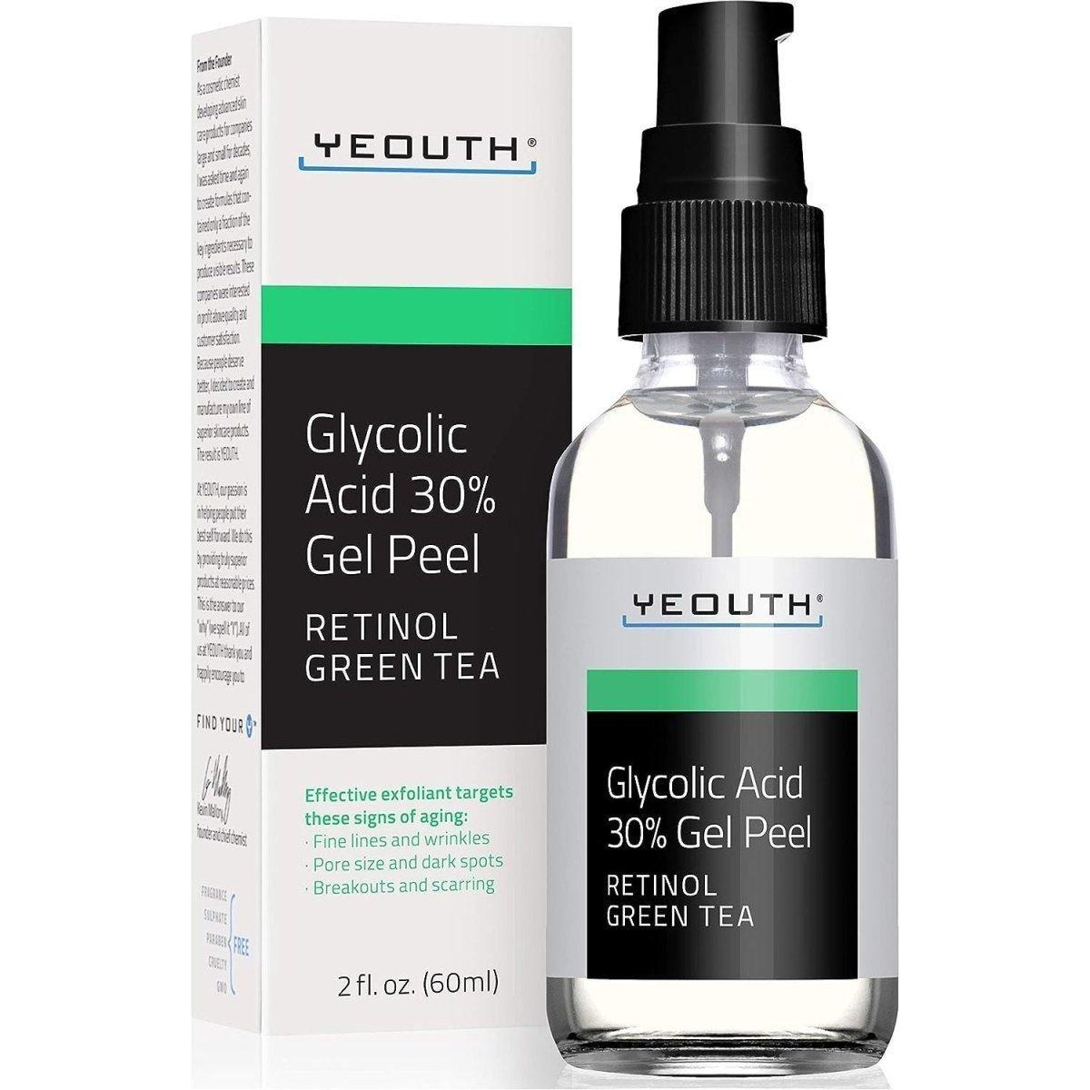 Effective Glycolic Acid Exfoliating Gel Peel 60ml - Mycosmeticslondon