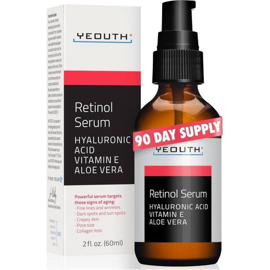 Anti Aging Retinol Serum 30ml - Reduce Wrinkles & Glow - Mycosmeticslondon
