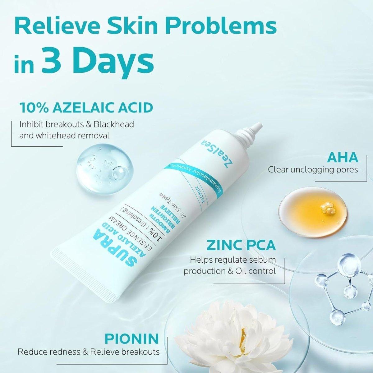 Gentle Azelaic Acid Moisturizing Cream 10% - 30ml