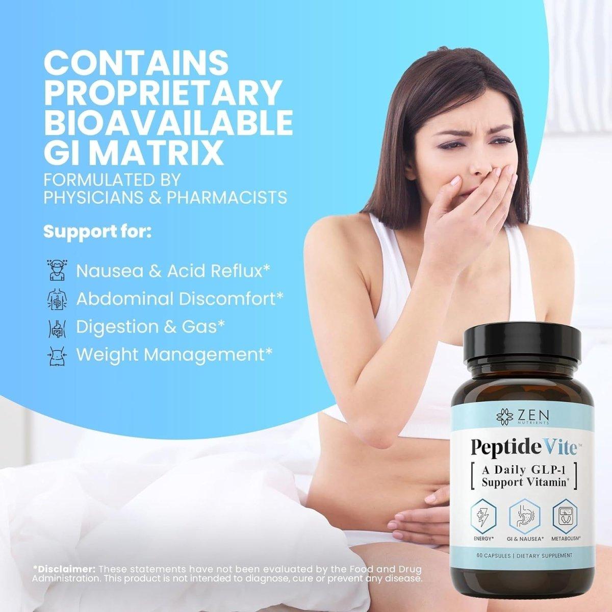 Natural GLP-1 Supplement Vitamin - 60 Capsules