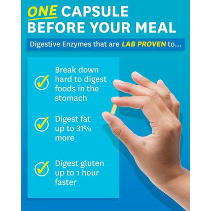 Natural Digestive Enzyme Supplement with Probiotics