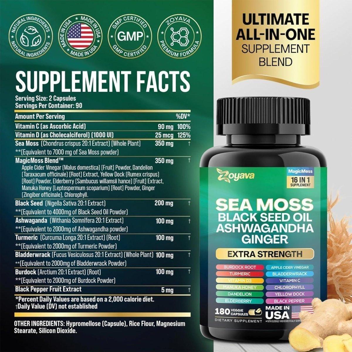 Ultimate Daily Wellness Supplement 180 Capsules