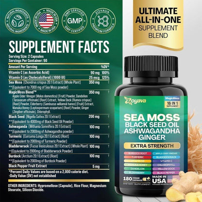 Ultimate Daily Wellness Supplement 180 Capsules