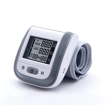 Medical Digital LCD Wrist Blood Pressure Monitor