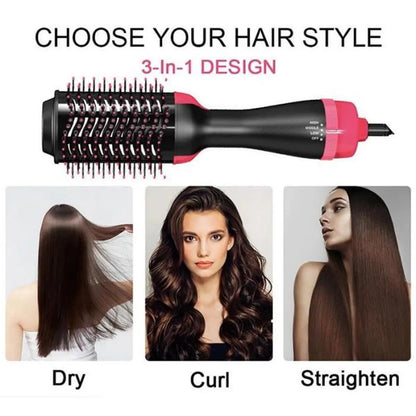 Blow Dryer Hair Brush Straightener