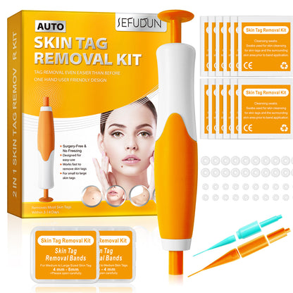 2 IN 1 Auto Skin Tag Remover Kit