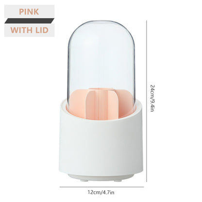360° Rotating Makeup Brush Storage Box