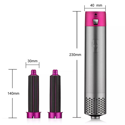 5 IN 1 Electric Hair Styler Automatic Hair Curler Blower Straightener Brush
