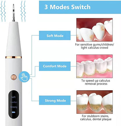 Professional Ultrasonic Tooth Cleaner Tartar and Plaque Removal