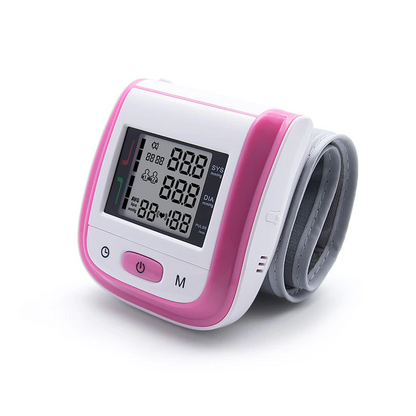 Medical Digital LCD Wrist Blood Pressure Monitor