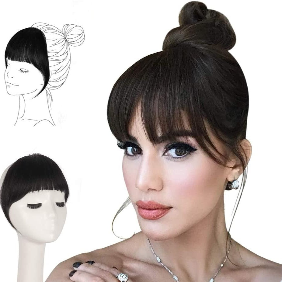 Clip in Fringe Human Hair Bangs – mycosmeticslondon