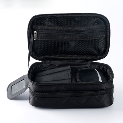 Women Waterproof Double Layer Cosmetic Bag