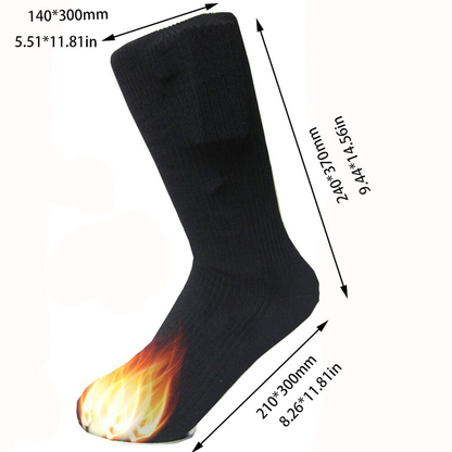 Electric heated socks for women and men - Thermal heating socks