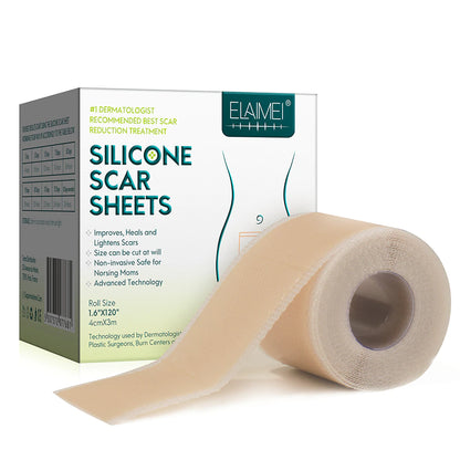 4x300cm Reusable Silicone Sheets for Scar Reduction