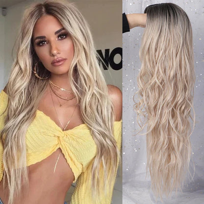 Long Natural Looking Women Hair Wigs