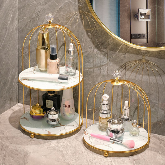Luxury bathroom makeup storage beauty organizer