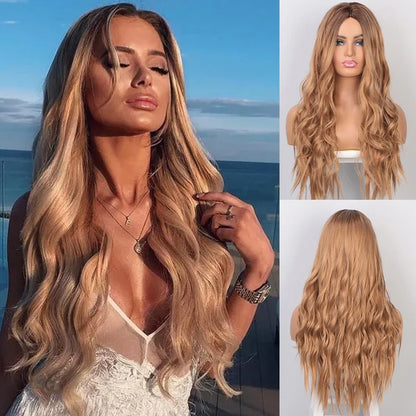 Long Natural Looking Women Hair Wigs