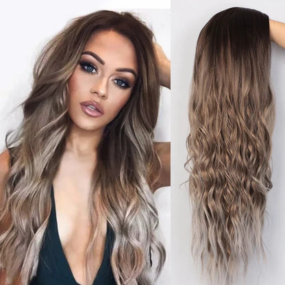 Long Natural Looking Women Hair Wigs
