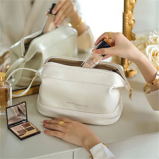 Women Travel Cosmetic Bag - Portable Makeup Storage Bag - Toiletry Organzier