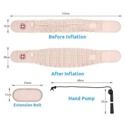 Lumbar Decompression Massager Pain Relief Belt